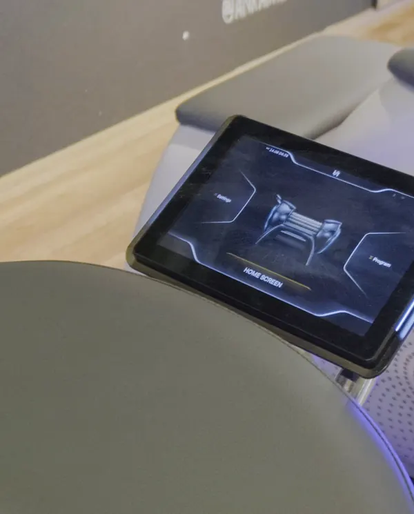 RollShape dokunmatik kontrol ekranı